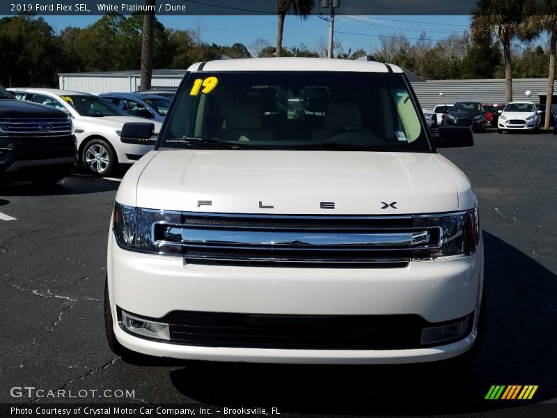 White Platinum / Dune 2019 Ford Flex SEL