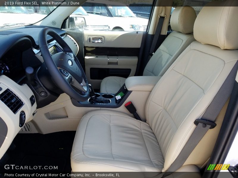 Front Seat of 2019 Flex SEL