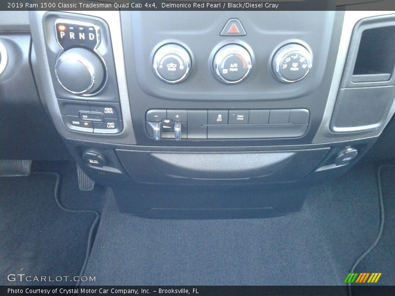 Delmonico Red Pearl / Black/Diesel Gray 2019 Ram 1500 Classic Tradesman Quad Cab 4x4
