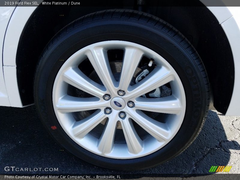 White Platinum / Dune 2019 Ford Flex SEL