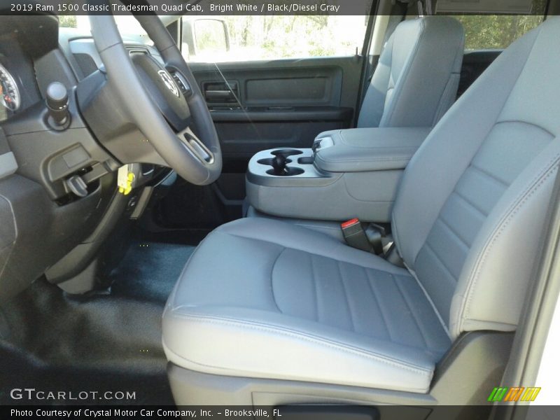 Bright White / Black/Diesel Gray 2019 Ram 1500 Classic Tradesman Quad Cab