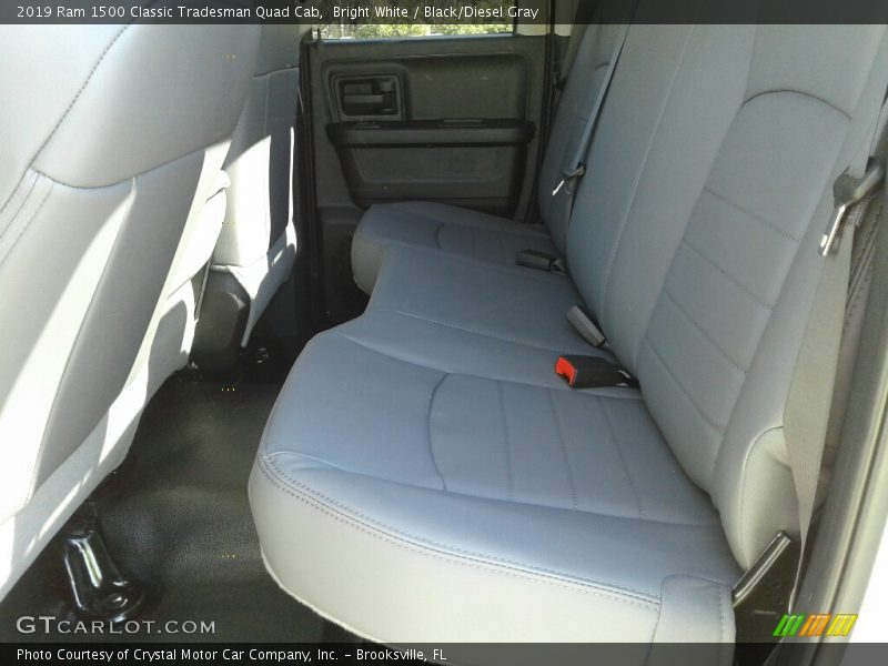 Bright White / Black/Diesel Gray 2019 Ram 1500 Classic Tradesman Quad Cab