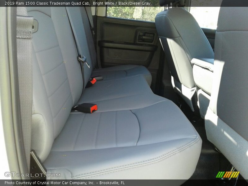 Bright White / Black/Diesel Gray 2019 Ram 1500 Classic Tradesman Quad Cab