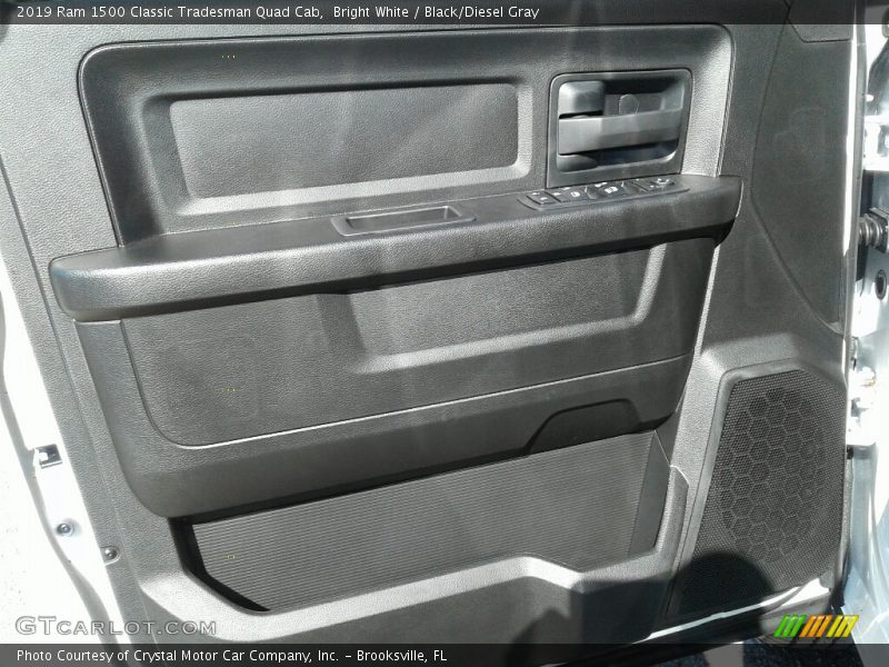 Bright White / Black/Diesel Gray 2019 Ram 1500 Classic Tradesman Quad Cab