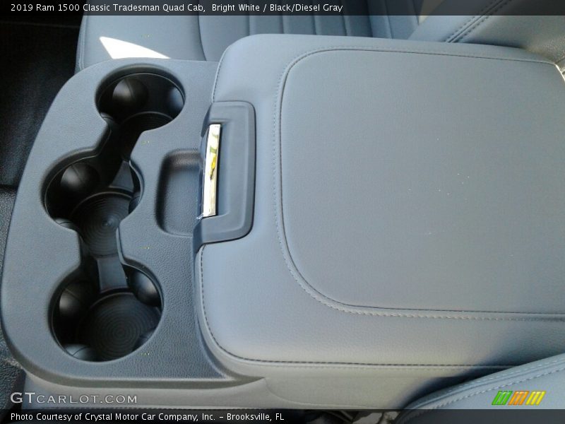 Bright White / Black/Diesel Gray 2019 Ram 1500 Classic Tradesman Quad Cab