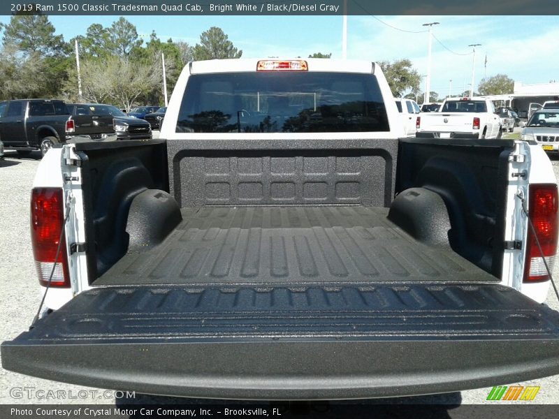 Bright White / Black/Diesel Gray 2019 Ram 1500 Classic Tradesman Quad Cab