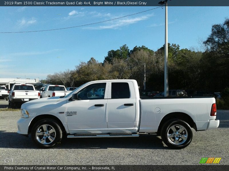 Bright White / Black/Diesel Gray 2019 Ram 1500 Classic Tradesman Quad Cab 4x4