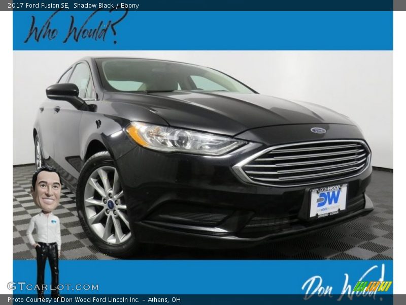 Shadow Black / Ebony 2017 Ford Fusion SE