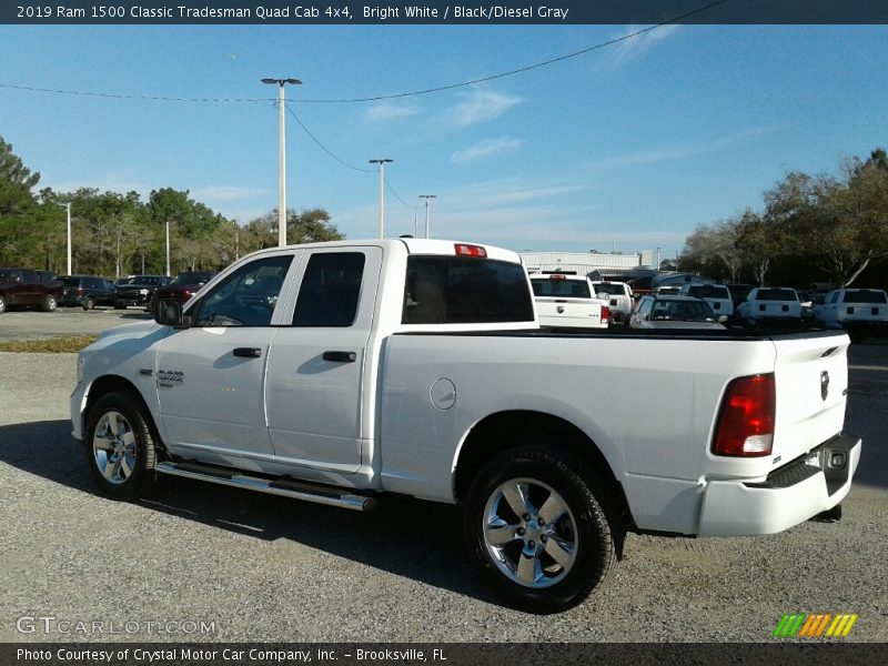 Bright White / Black/Diesel Gray 2019 Ram 1500 Classic Tradesman Quad Cab 4x4