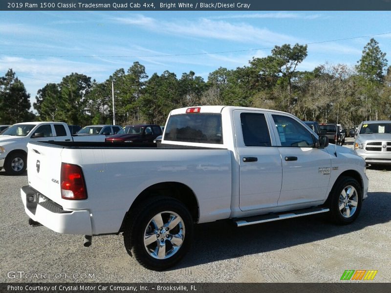 Bright White / Black/Diesel Gray 2019 Ram 1500 Classic Tradesman Quad Cab 4x4