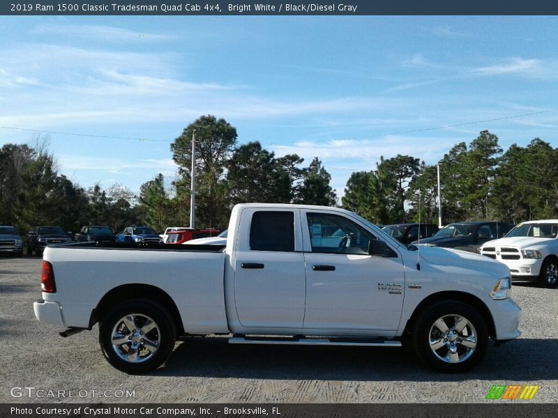 Bright White / Black/Diesel Gray 2019 Ram 1500 Classic Tradesman Quad Cab 4x4