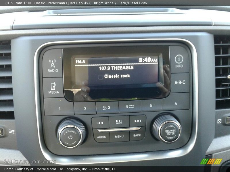 Bright White / Black/Diesel Gray 2019 Ram 1500 Classic Tradesman Quad Cab 4x4