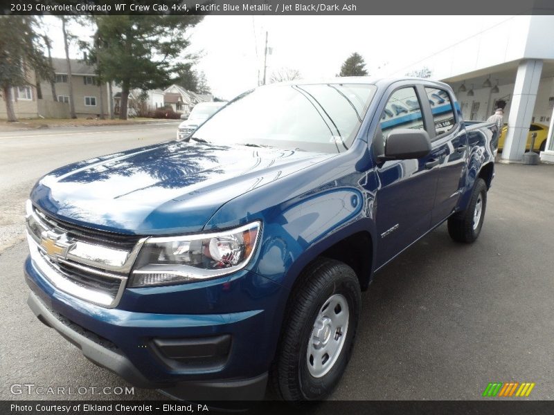 Pacific Blue Metallic / Jet Black/Dark Ash 2019 Chevrolet Colorado WT Crew Cab 4x4