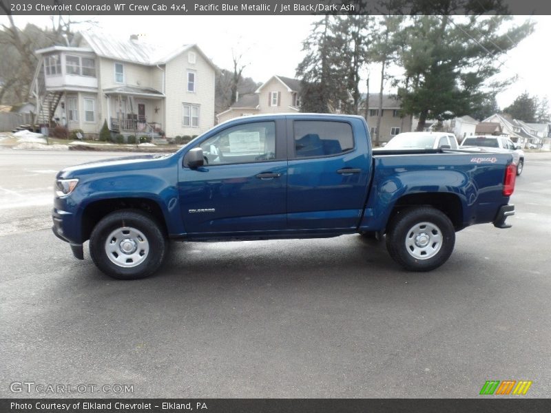 Pacific Blue Metallic / Jet Black/Dark Ash 2019 Chevrolet Colorado WT Crew Cab 4x4
