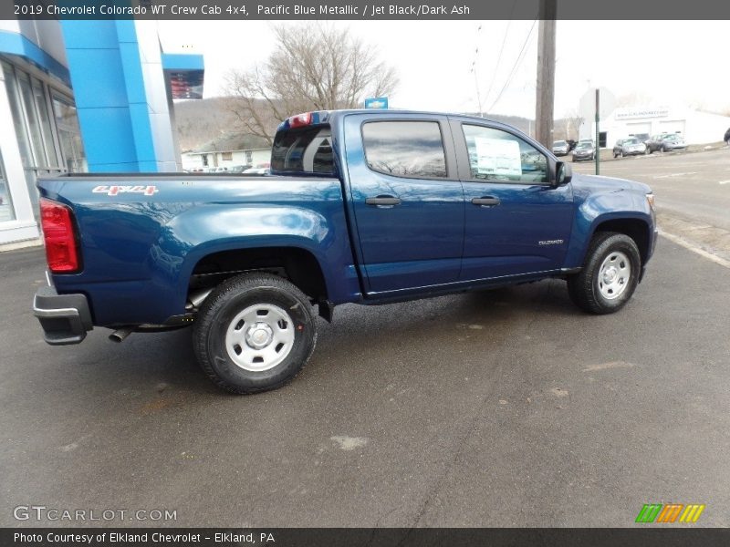 Pacific Blue Metallic / Jet Black/Dark Ash 2019 Chevrolet Colorado WT Crew Cab 4x4
