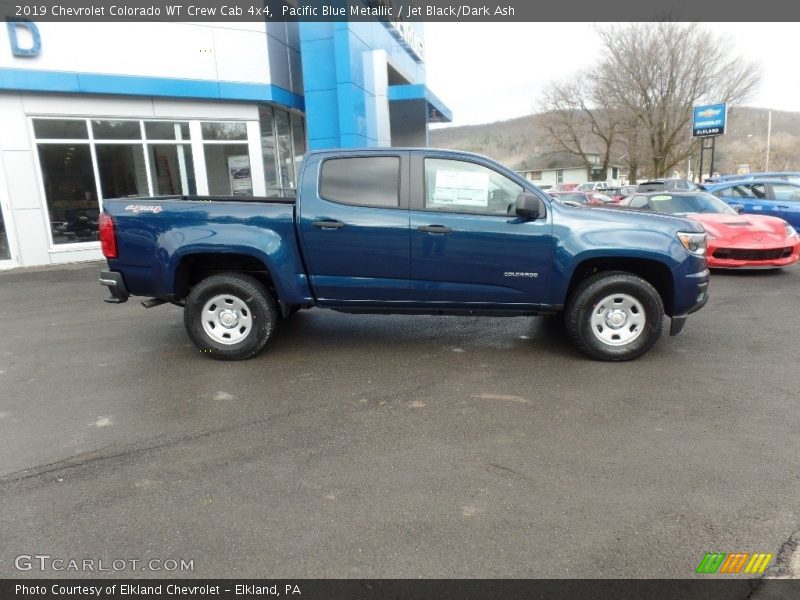 Pacific Blue Metallic / Jet Black/Dark Ash 2019 Chevrolet Colorado WT Crew Cab 4x4