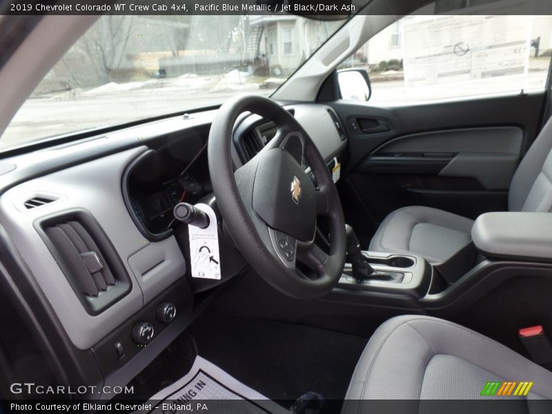 Pacific Blue Metallic / Jet Black/Dark Ash 2019 Chevrolet Colorado WT Crew Cab 4x4