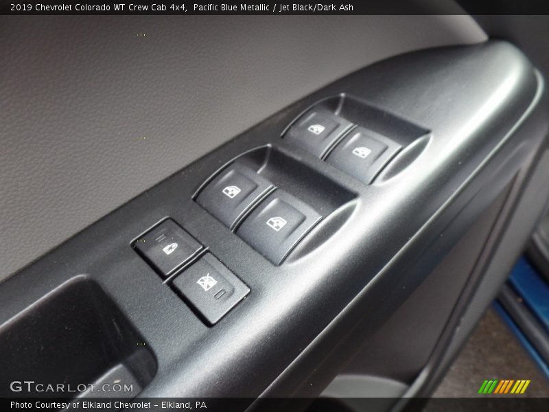 Pacific Blue Metallic / Jet Black/Dark Ash 2019 Chevrolet Colorado WT Crew Cab 4x4