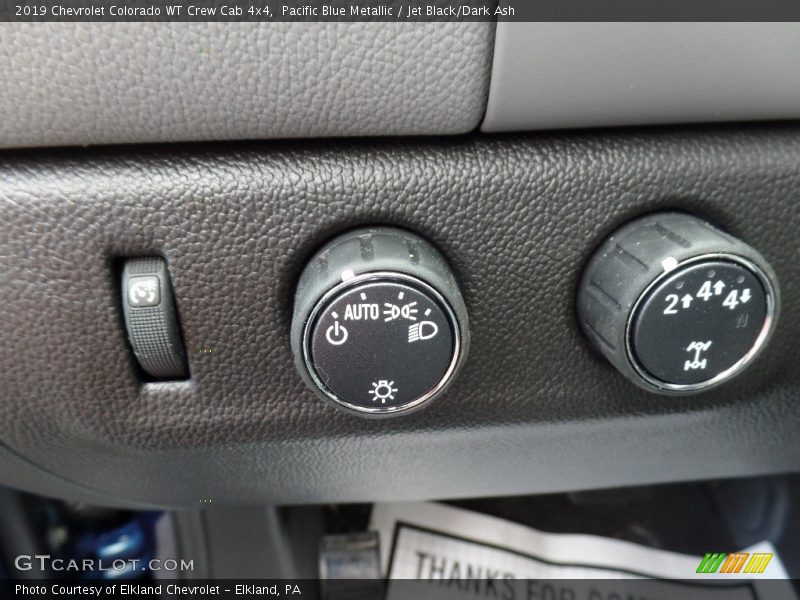 Pacific Blue Metallic / Jet Black/Dark Ash 2019 Chevrolet Colorado WT Crew Cab 4x4