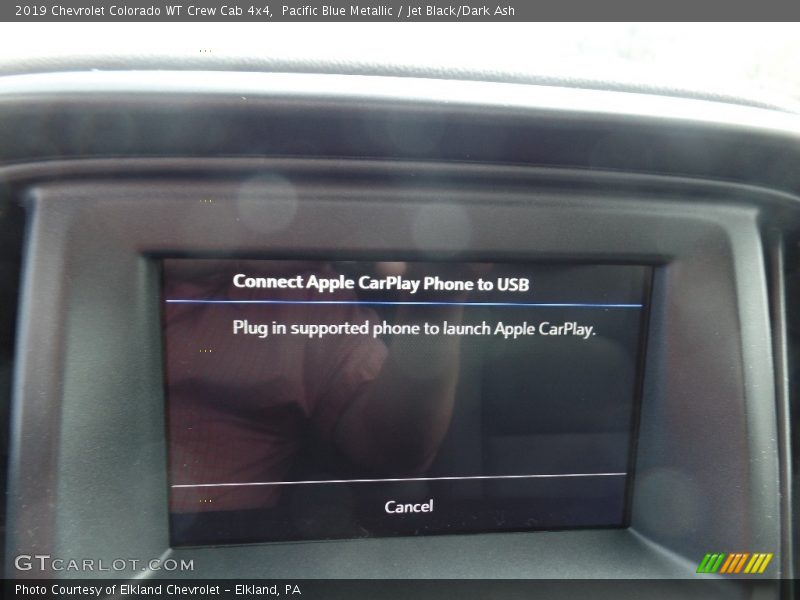 Pacific Blue Metallic / Jet Black/Dark Ash 2019 Chevrolet Colorado WT Crew Cab 4x4