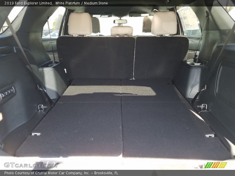 White Platinum / Medium Stone 2019 Ford Explorer Limited