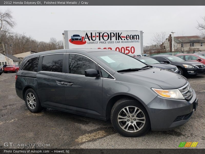 Polished Metal Metallic / Gray 2012 Honda Odyssey EX