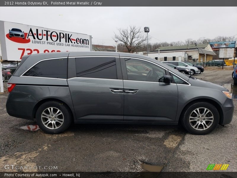 Polished Metal Metallic / Gray 2012 Honda Odyssey EX