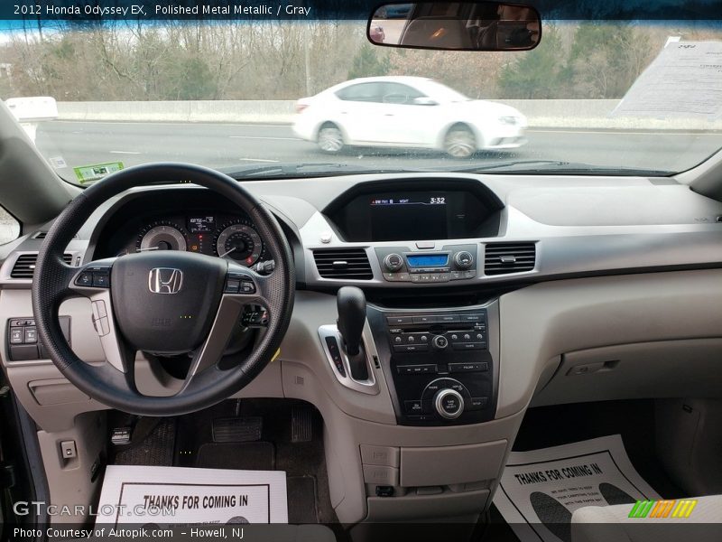 Polished Metal Metallic / Gray 2012 Honda Odyssey EX