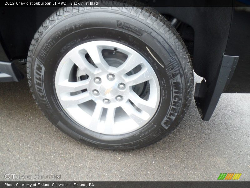 Black / Jet Black 2019 Chevrolet Suburban LT 4WD