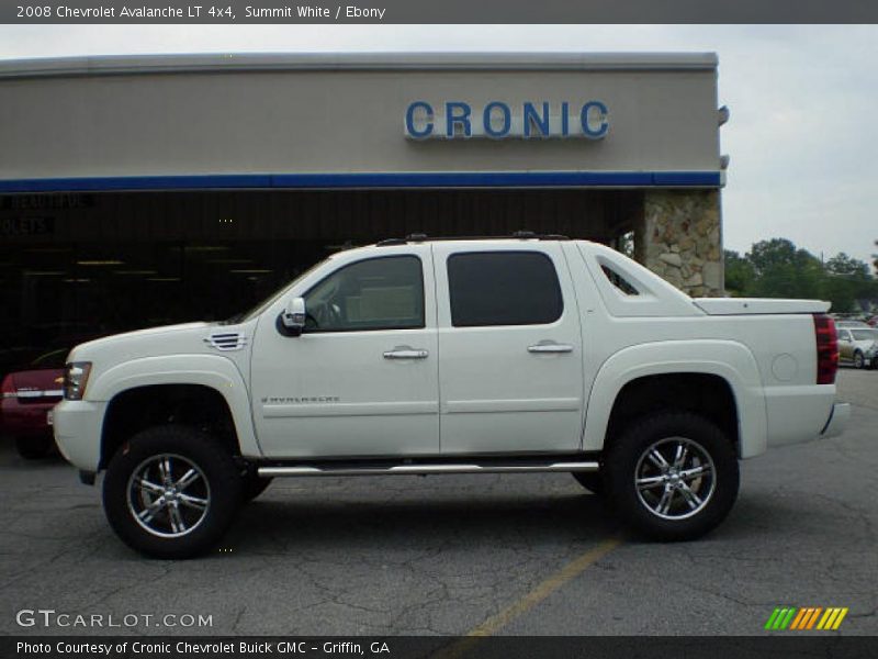 Summit White / Ebony 2008 Chevrolet Avalanche LT 4x4