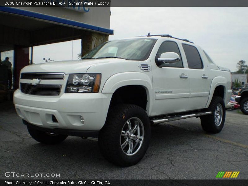 Summit White / Ebony 2008 Chevrolet Avalanche LT 4x4