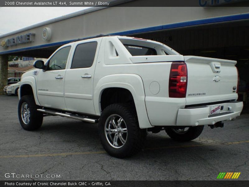Summit White / Ebony 2008 Chevrolet Avalanche LT 4x4