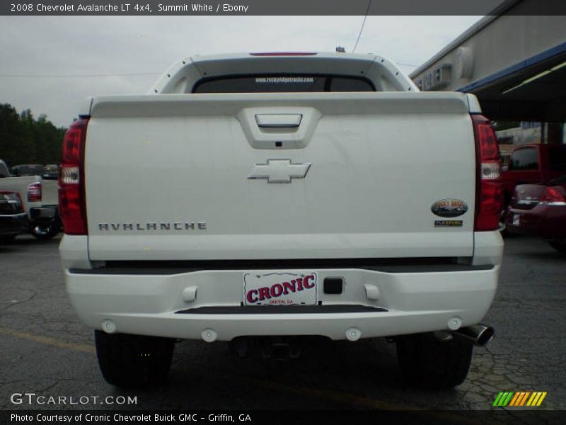 Summit White / Ebony 2008 Chevrolet Avalanche LT 4x4