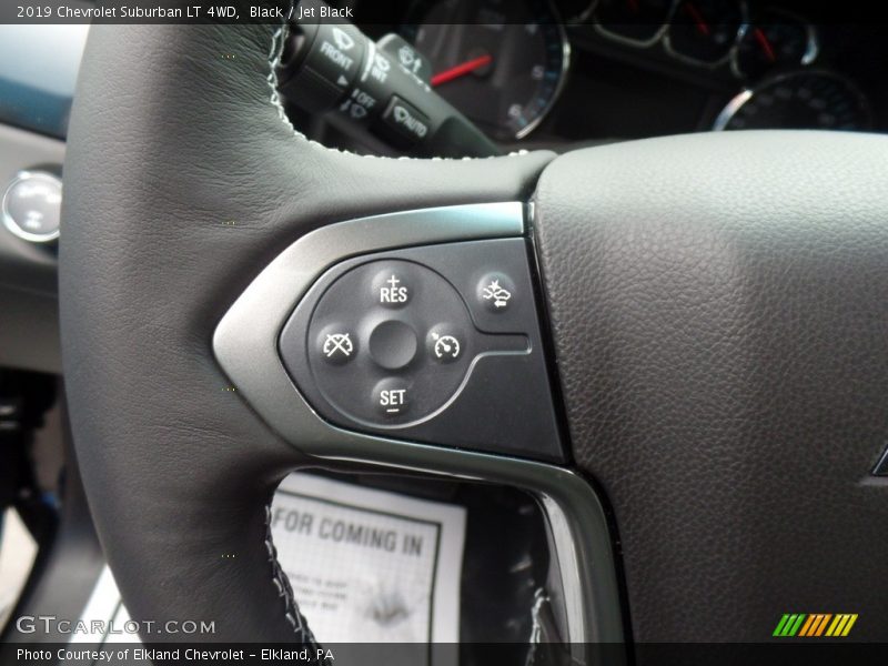Black / Jet Black 2019 Chevrolet Suburban LT 4WD