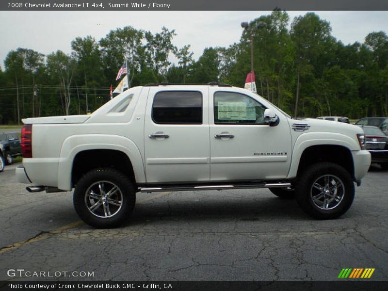 Summit White / Ebony 2008 Chevrolet Avalanche LT 4x4