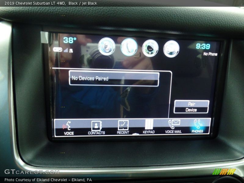 Black / Jet Black 2019 Chevrolet Suburban LT 4WD