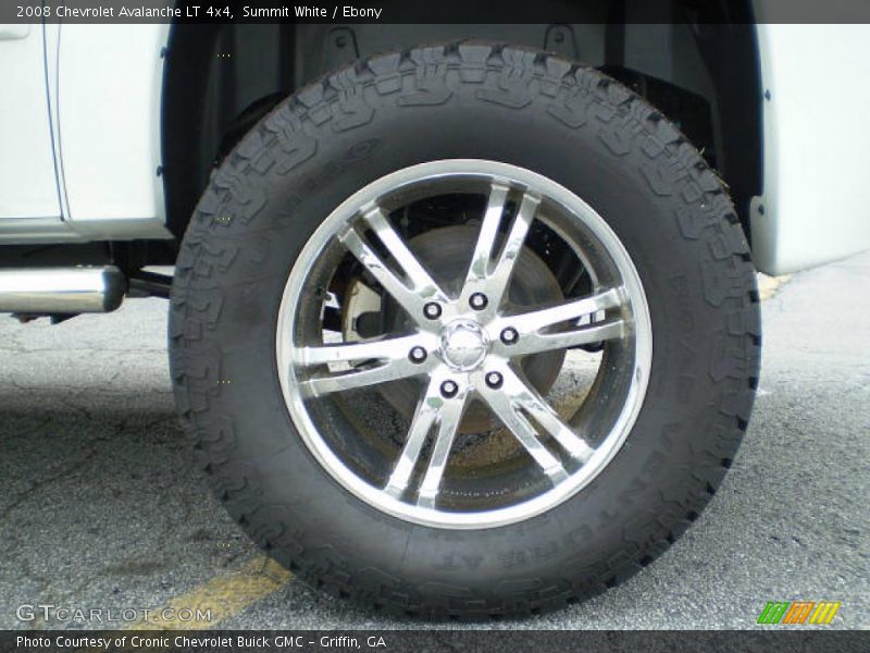 Summit White / Ebony 2008 Chevrolet Avalanche LT 4x4