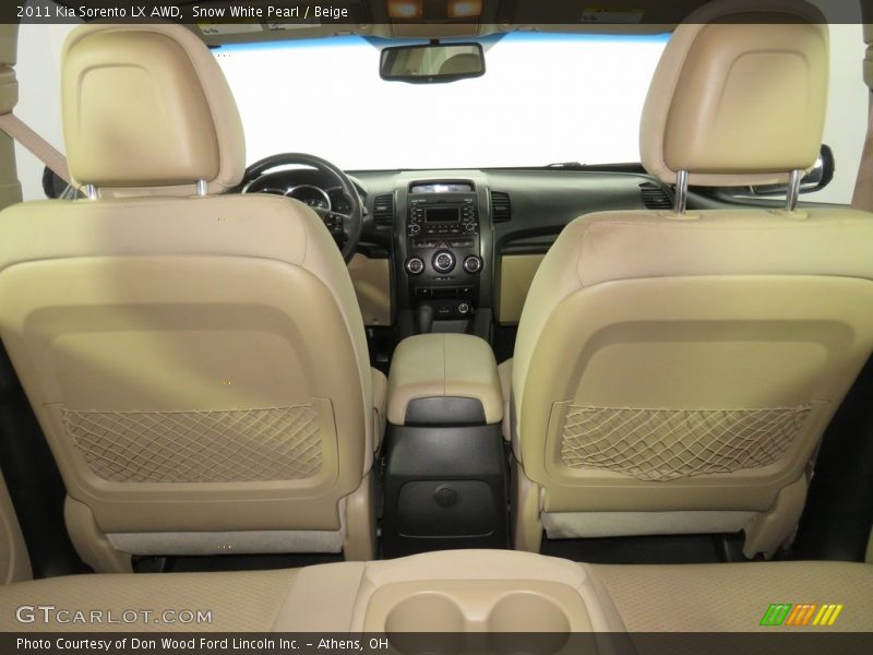 Snow White Pearl / Beige 2011 Kia Sorento LX AWD