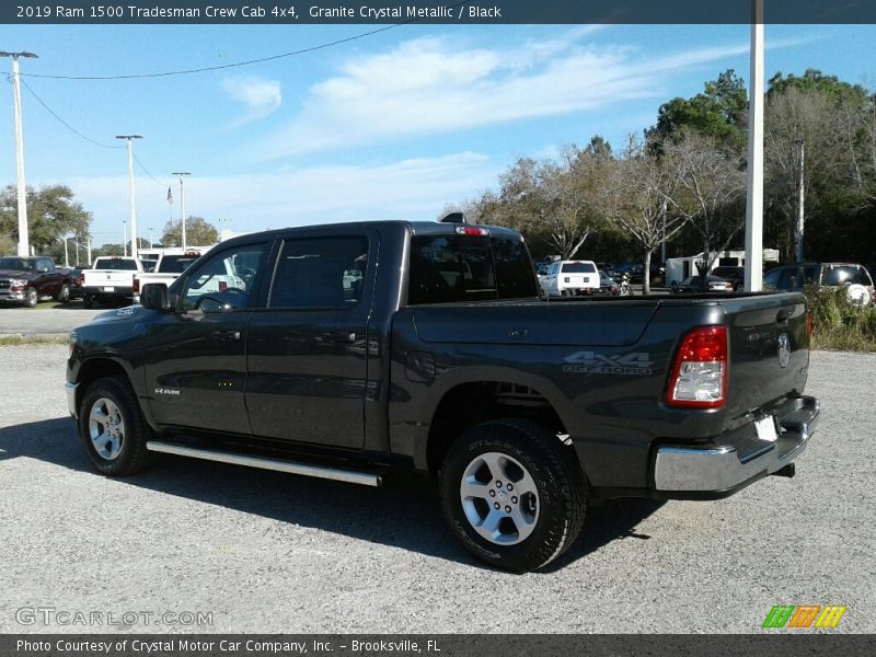 Granite Crystal Metallic / Black 2019 Ram 1500 Tradesman Crew Cab 4x4