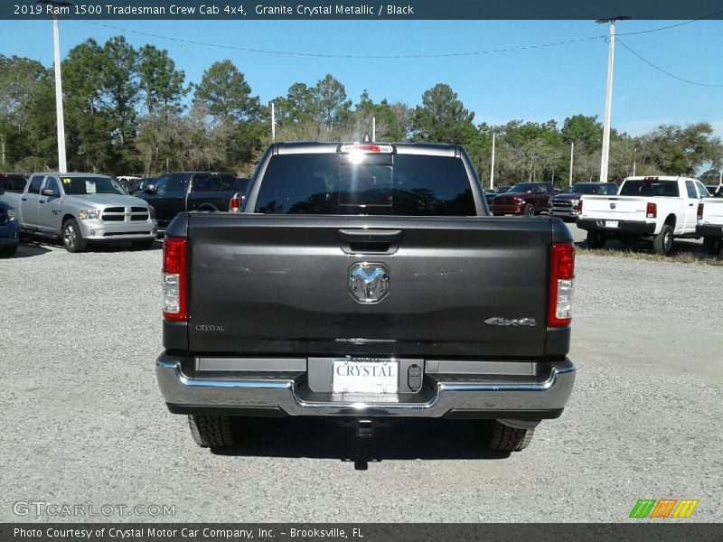 Granite Crystal Metallic / Black 2019 Ram 1500 Tradesman Crew Cab 4x4