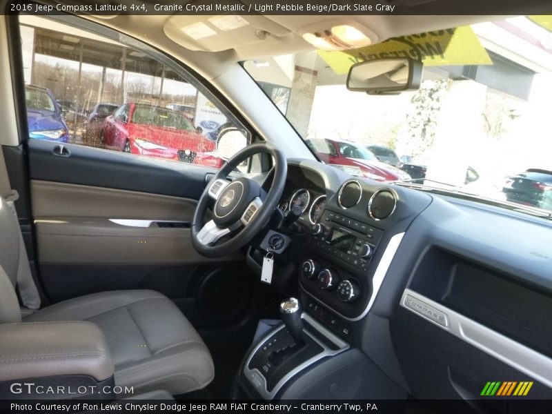 Granite Crystal Metallic / Light Pebble Beige/Dark Slate Gray 2016 Jeep Compass Latitude 4x4