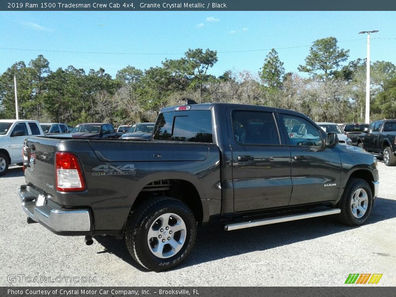 Granite Crystal Metallic / Black 2019 Ram 1500 Tradesman Crew Cab 4x4