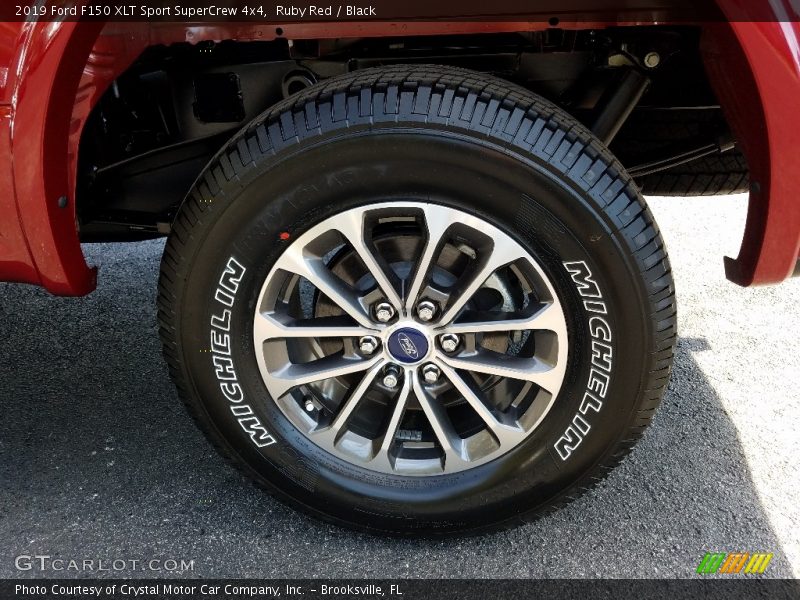Ruby Red / Black 2019 Ford F150 XLT Sport SuperCrew 4x4