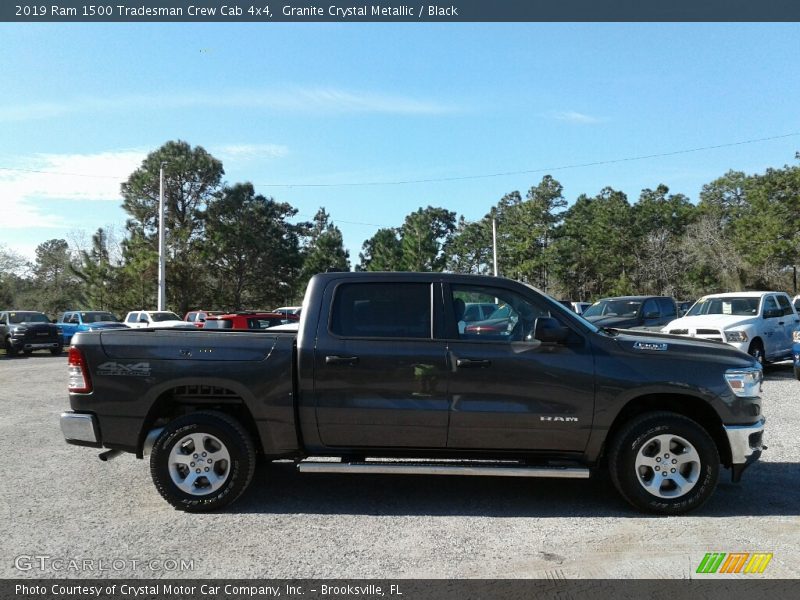 Granite Crystal Metallic / Black 2019 Ram 1500 Tradesman Crew Cab 4x4