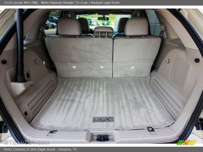 White Platinum Metallic Tri-Coat / Medium Light Stone 2014 Lincoln MKX FWD