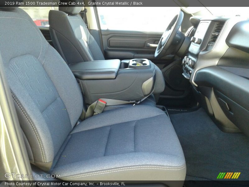 Granite Crystal Metallic / Black 2019 Ram 1500 Tradesman Crew Cab 4x4
