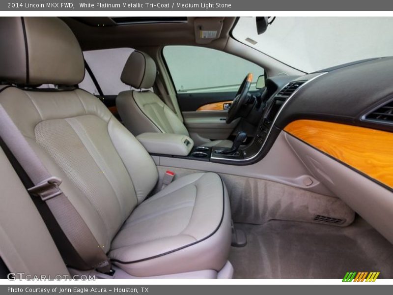 White Platinum Metallic Tri-Coat / Medium Light Stone 2014 Lincoln MKX FWD