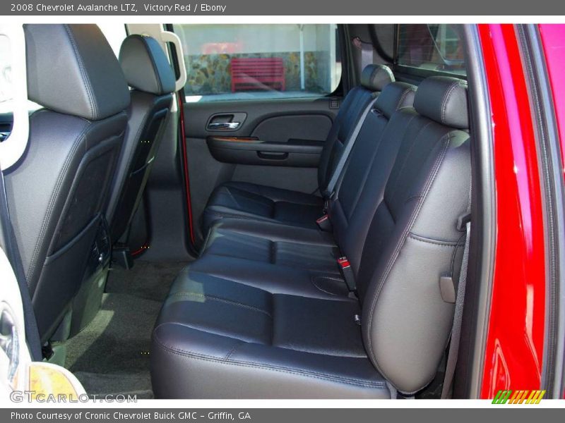 Victory Red / Ebony 2008 Chevrolet Avalanche LTZ