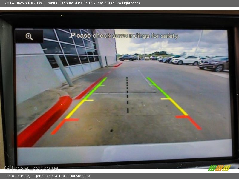 White Platinum Metallic Tri-Coat / Medium Light Stone 2014 Lincoln MKX FWD