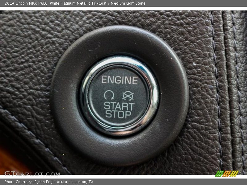 White Platinum Metallic Tri-Coat / Medium Light Stone 2014 Lincoln MKX FWD